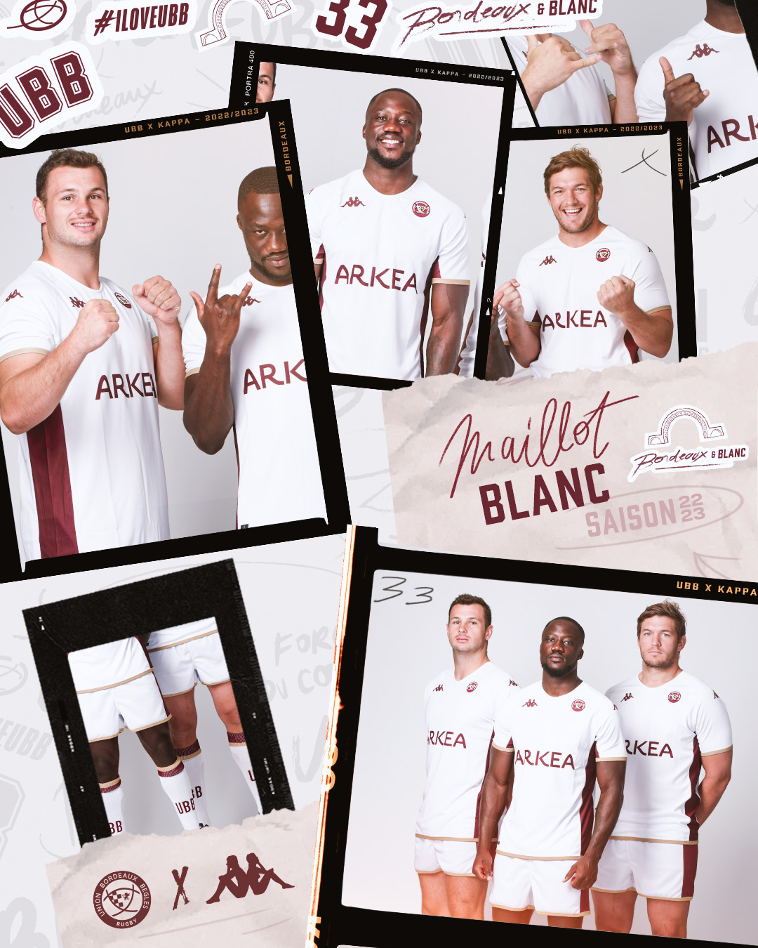 Away Kit Bordeaux Begles 2022-2023